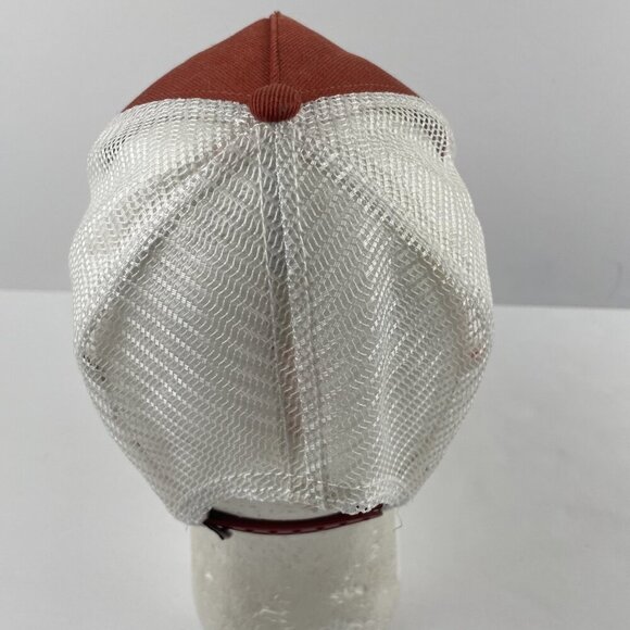 Pistil Trucker Hat Adult Snapback Corduroy Mesh Back Cotton Blend Red White - Picture 4 of 9